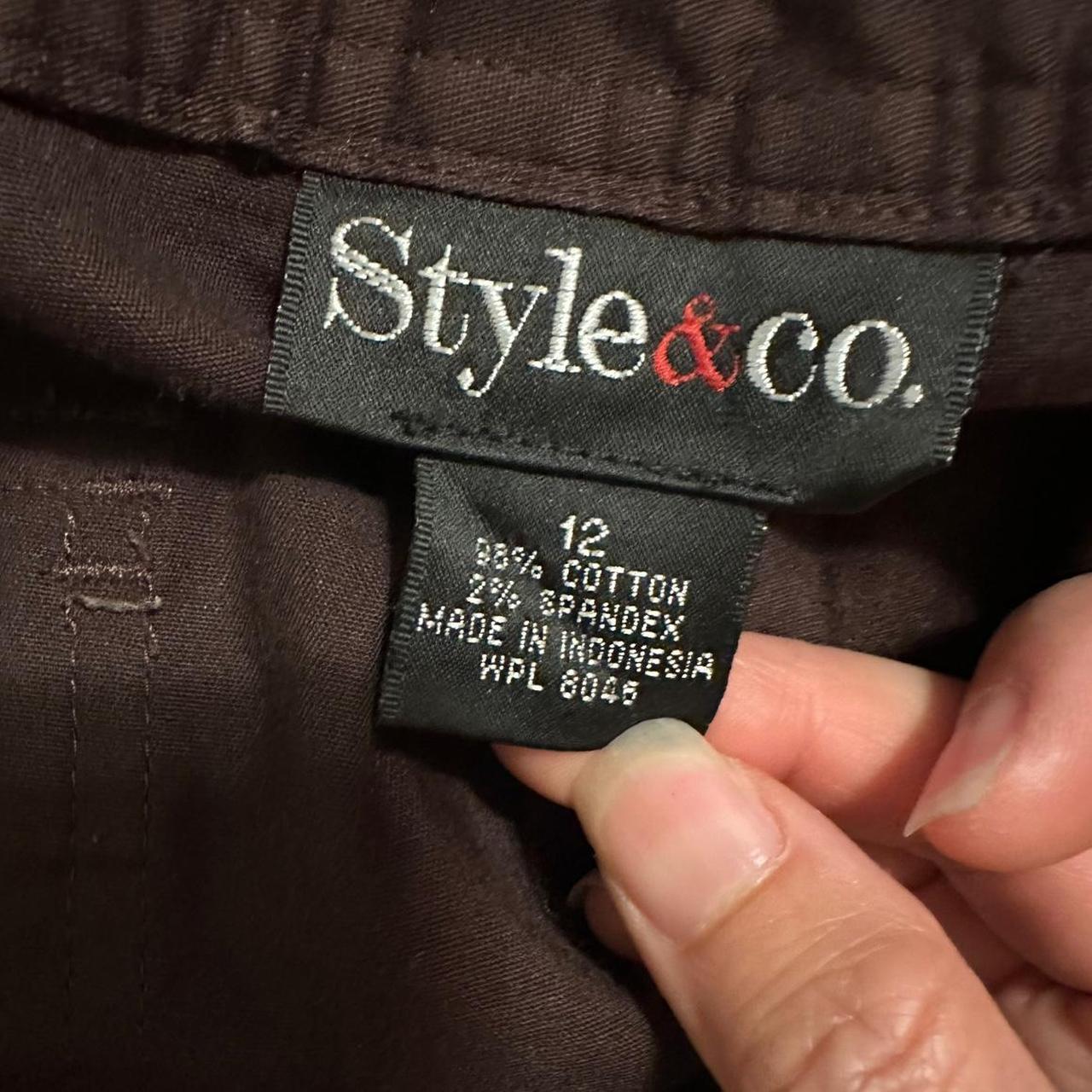 Style & Co Women's Brown Trousers