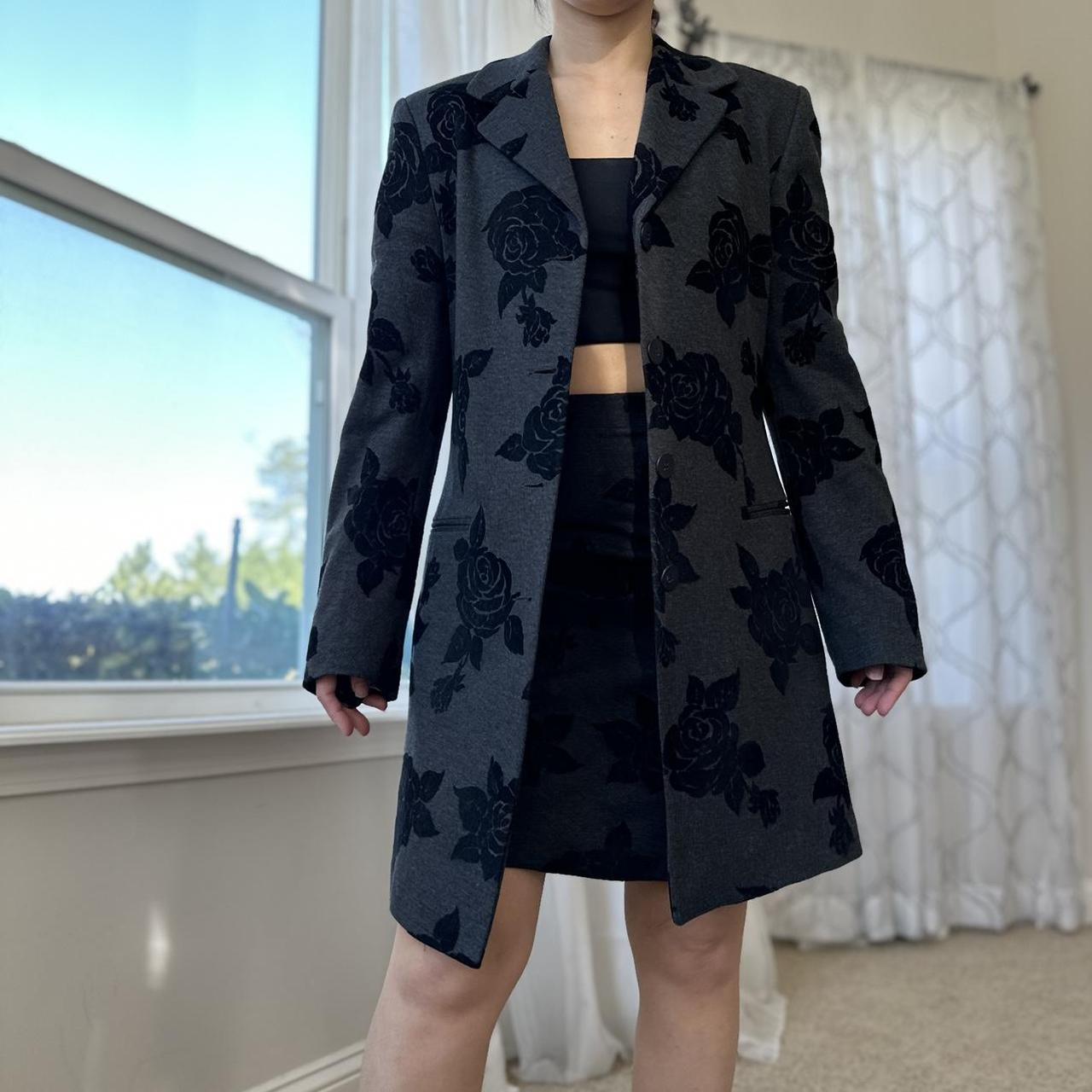 Women's Black and Grey Jacket
