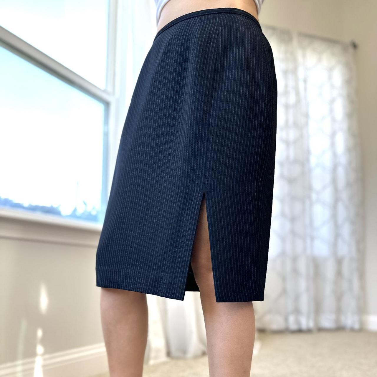 Women's Black and White Skirt
