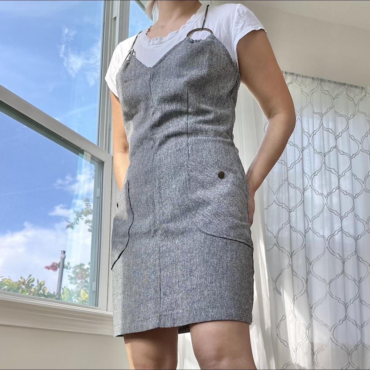 Women's Black and White Dress