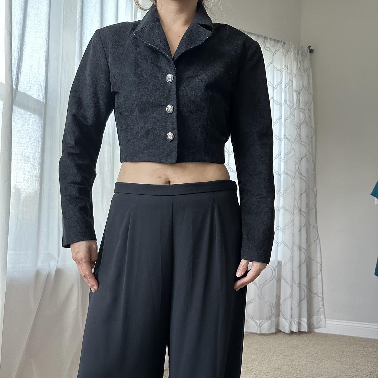 Women's Black and Silver Jacket
