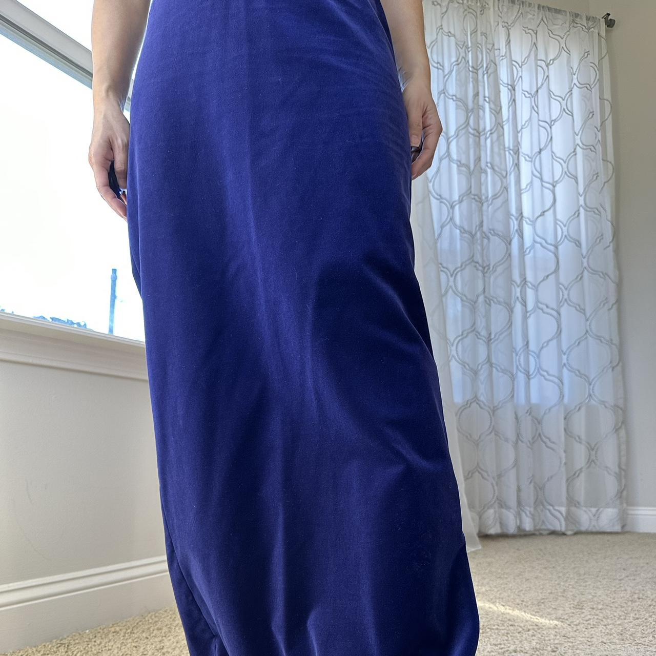 Women's Purple and Blue Skirt