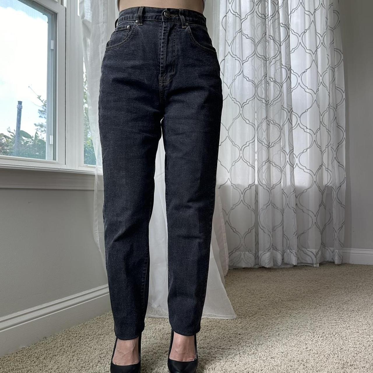 Women's Black and Navy Jeans