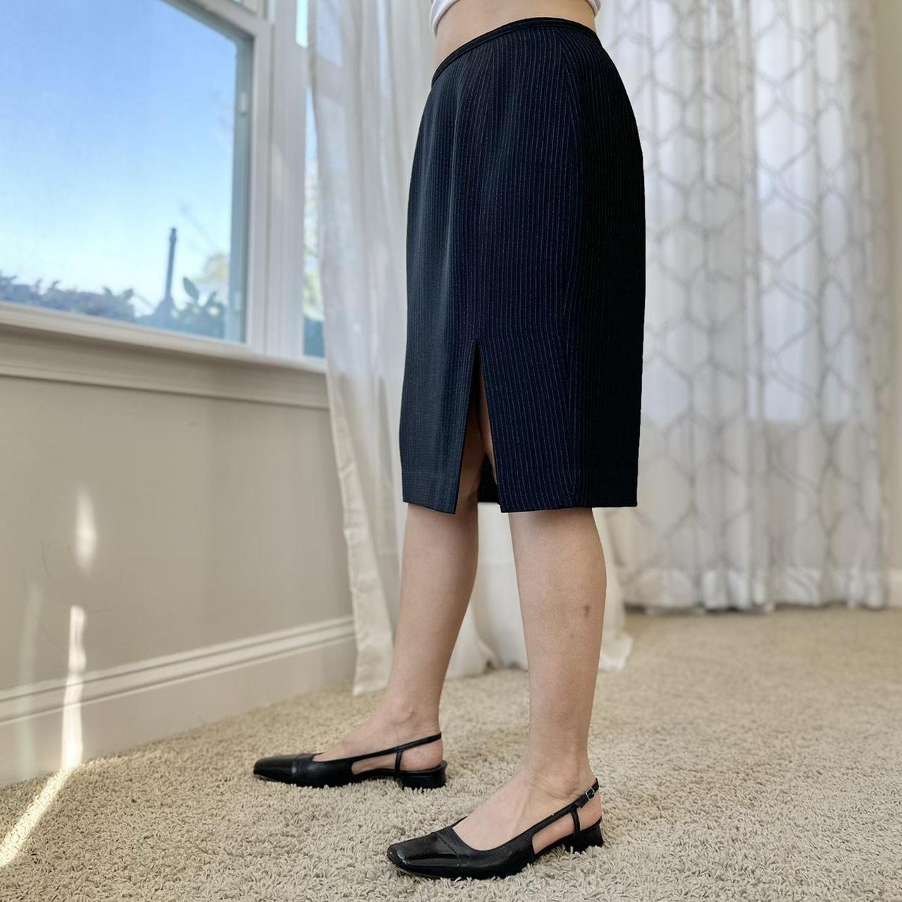 Women's Black and White Skirt