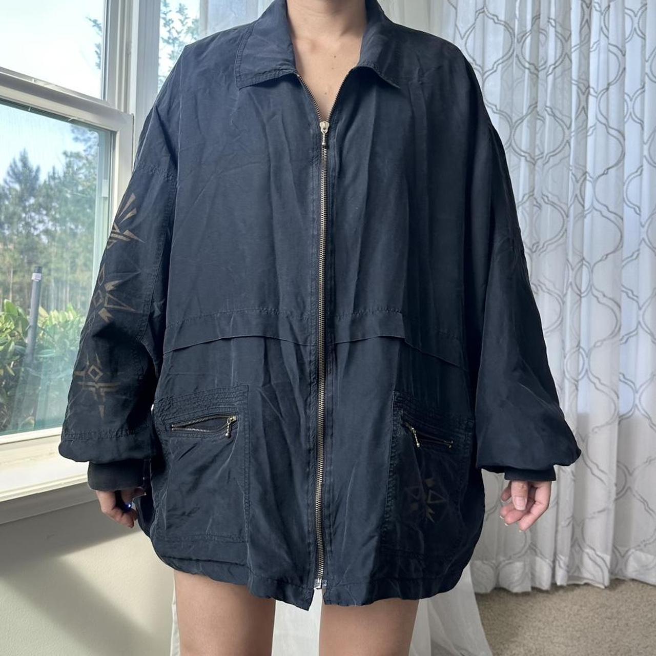 Women's Black and Gold Jacket