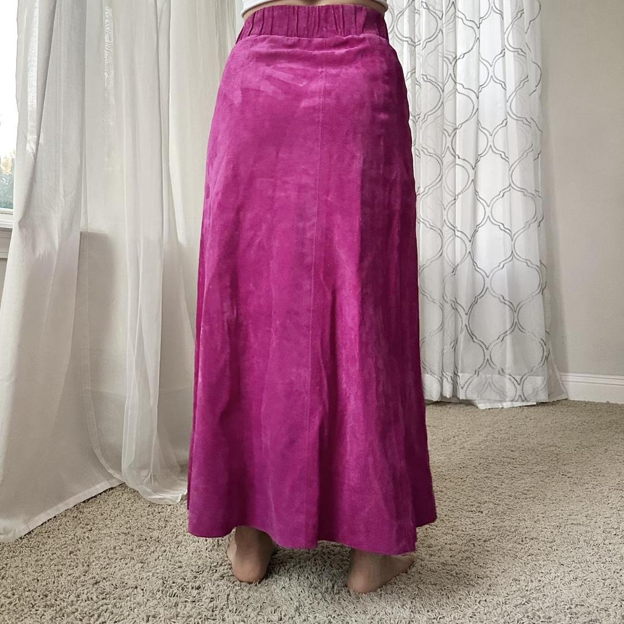 Women's Pink and Purple Skirt