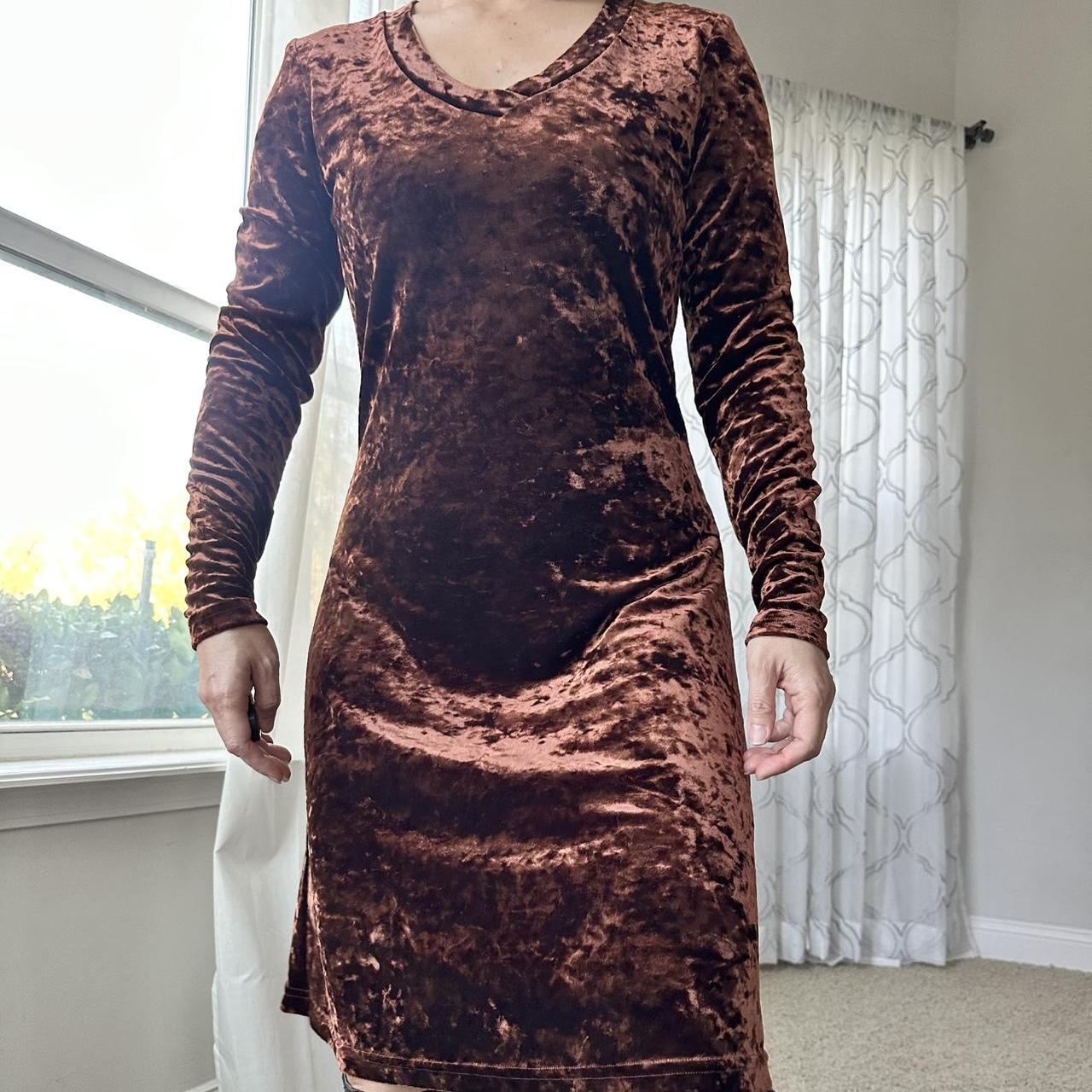 Moda International Women's Brown Dress