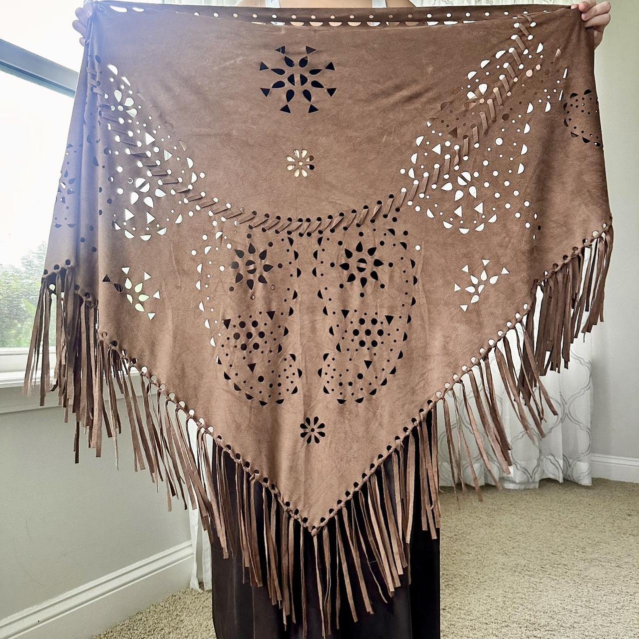Women's Brown Scarf-wraps