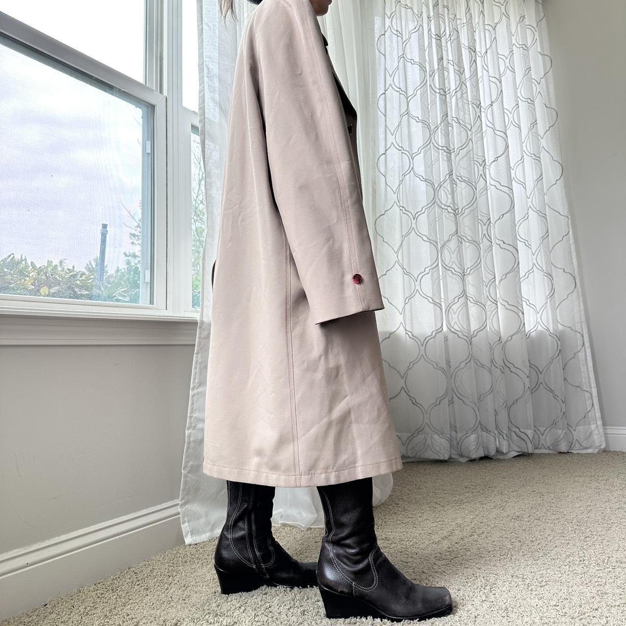 Women's Cream and Red Coat