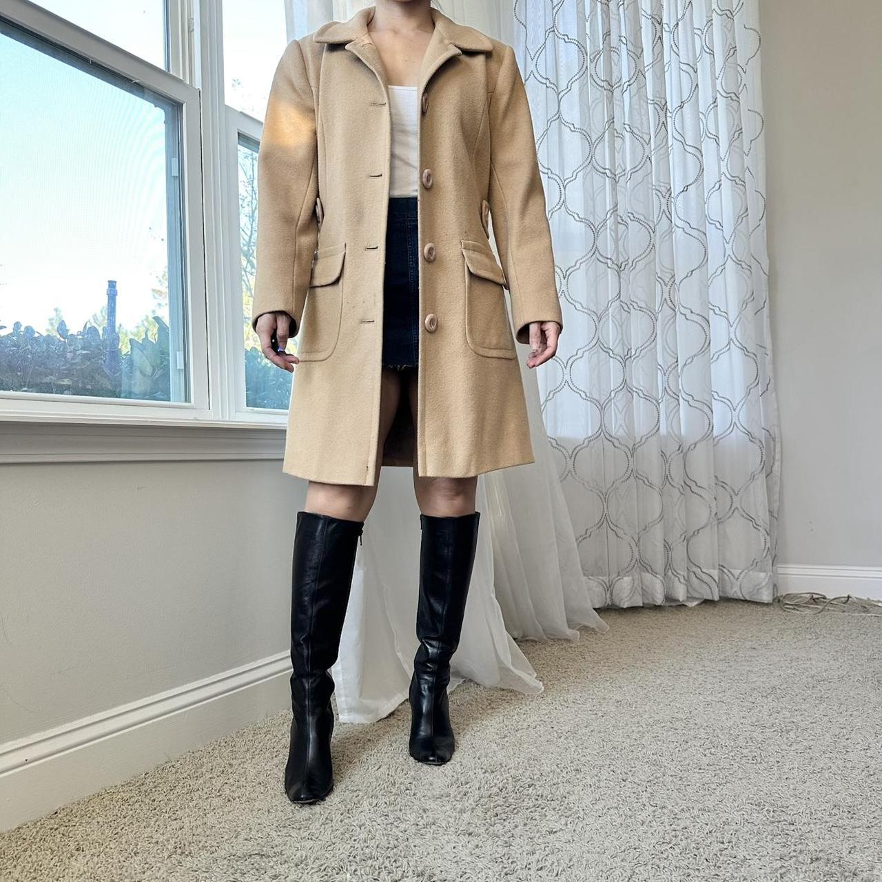 Moda International Women's Tan Coat