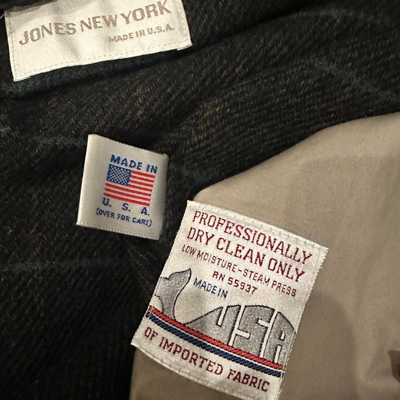 Jones New York Women's Grey and Khaki Coat