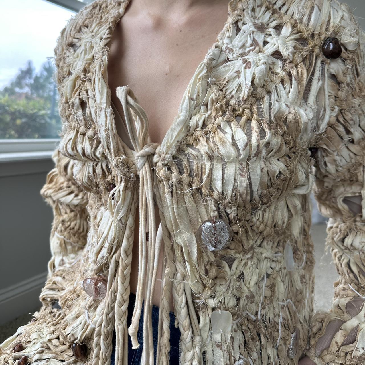Women's Tan and Brown Jacket