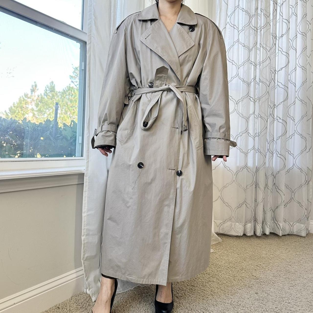 Jones New York Women's Grey and Khaki Coat