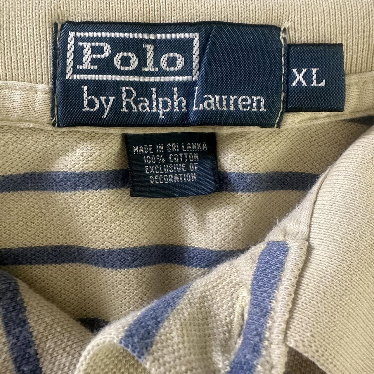 Polo Ralph Lauren Women's Yellow and Blue Polo-shirts