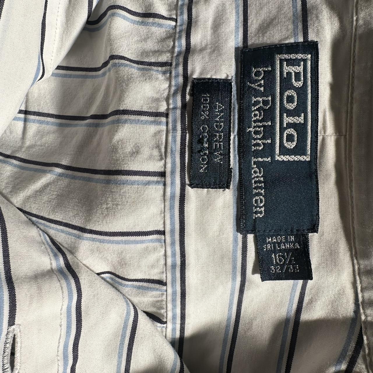 Ralph Lauren Women's Blue and White Shirt