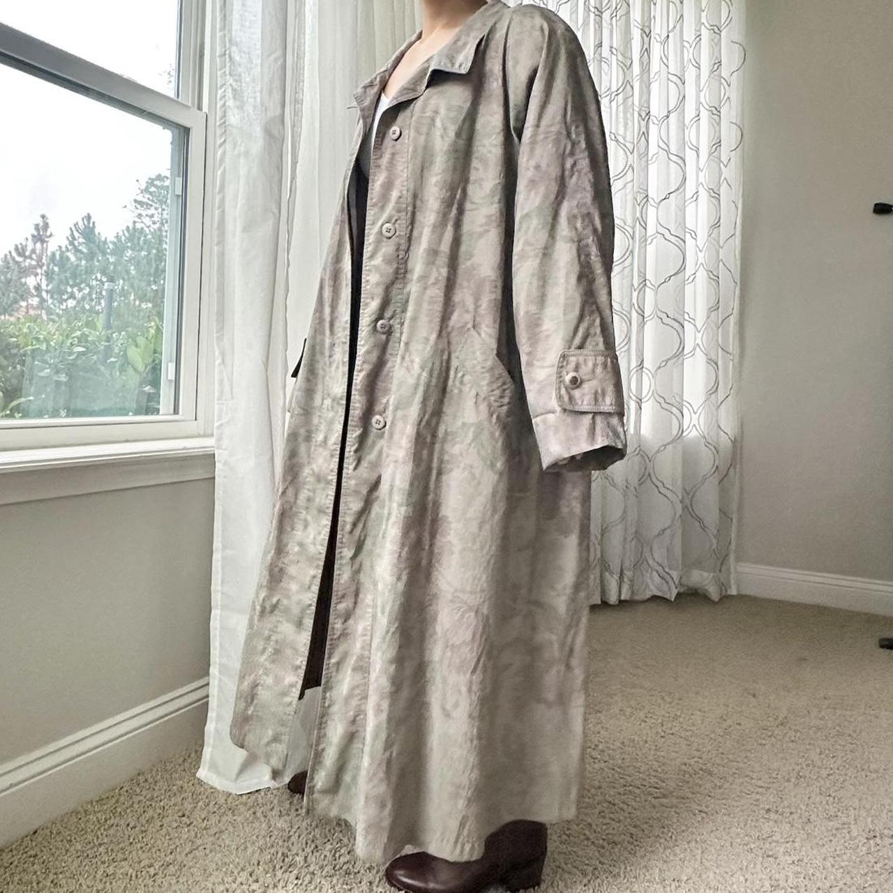 London Fog Women's Grey and Green Coat