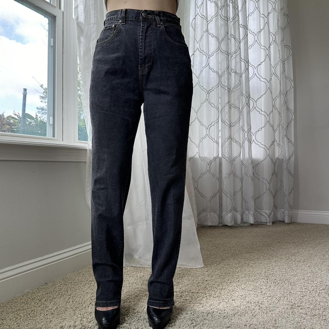Women's Black and Navy Jeans