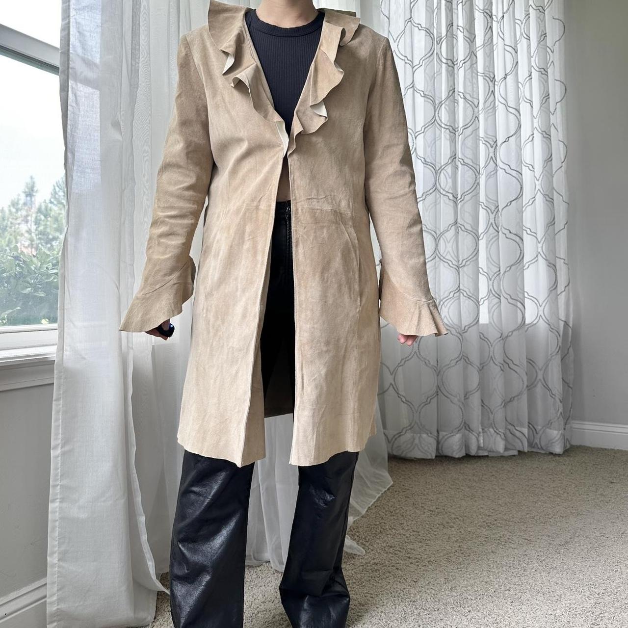 Wilson’s Leather Women's Tan and Cream Coat