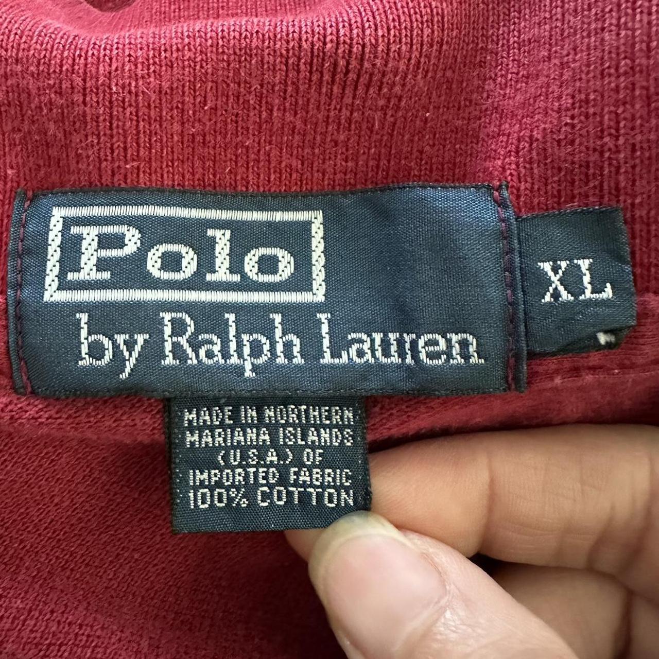 Polo Ralph Lauren Women's Red and Burgundy Polo-shirts