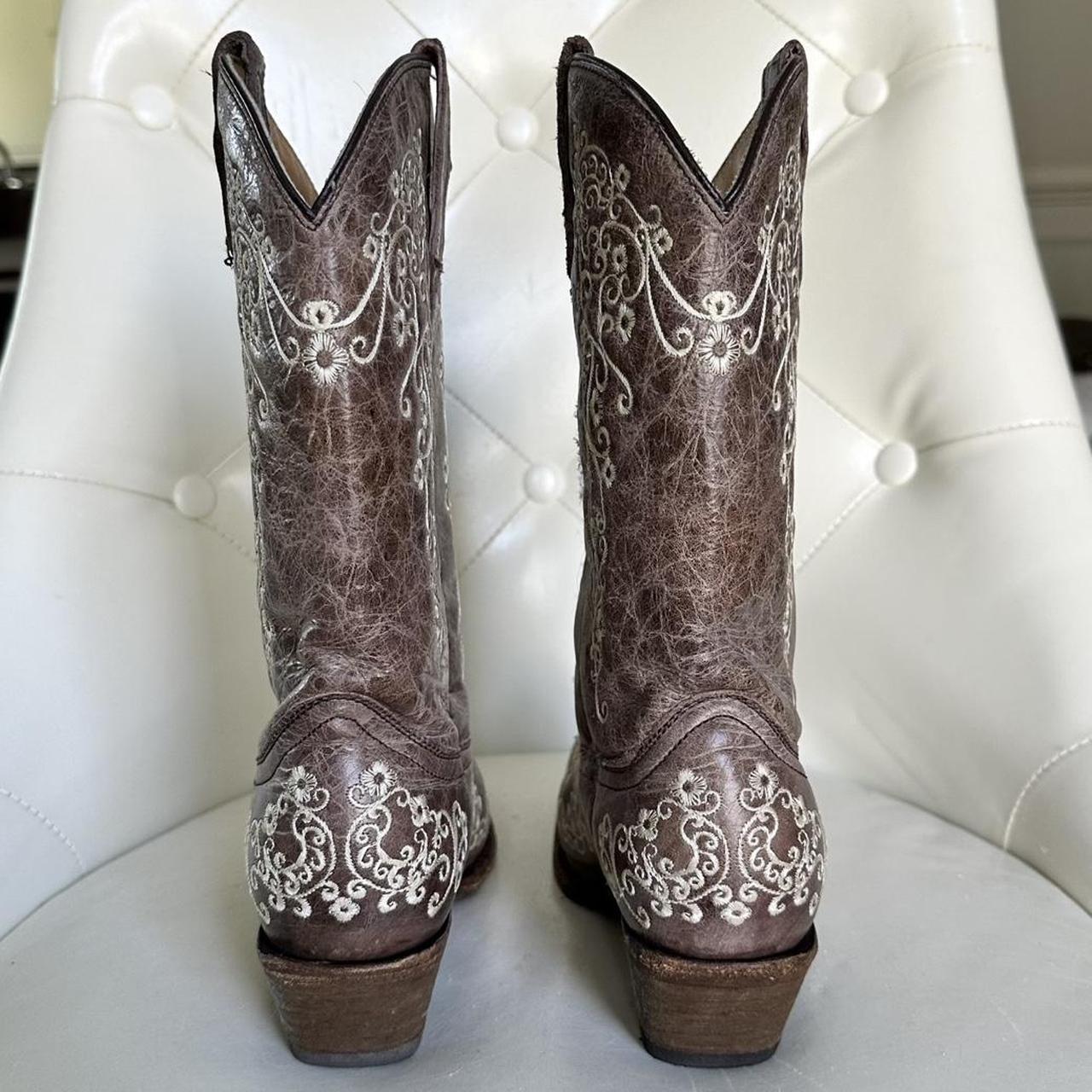 Corral Boots Women's Brown and Cream Boots