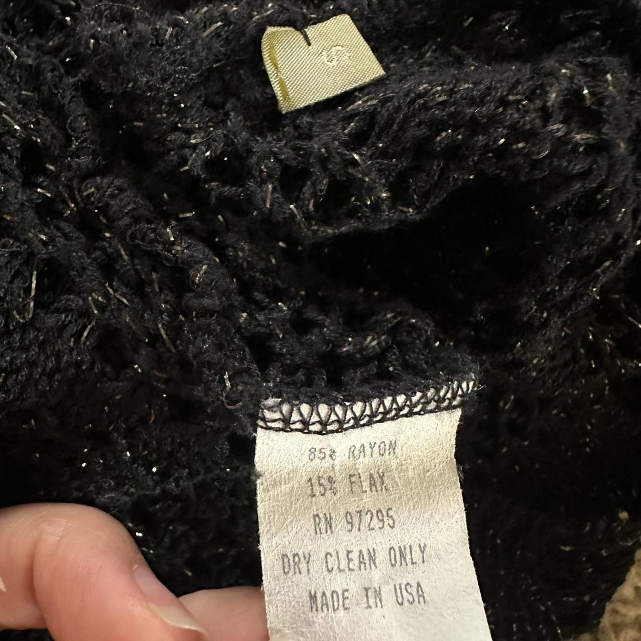 Women's Black and Gold Vest