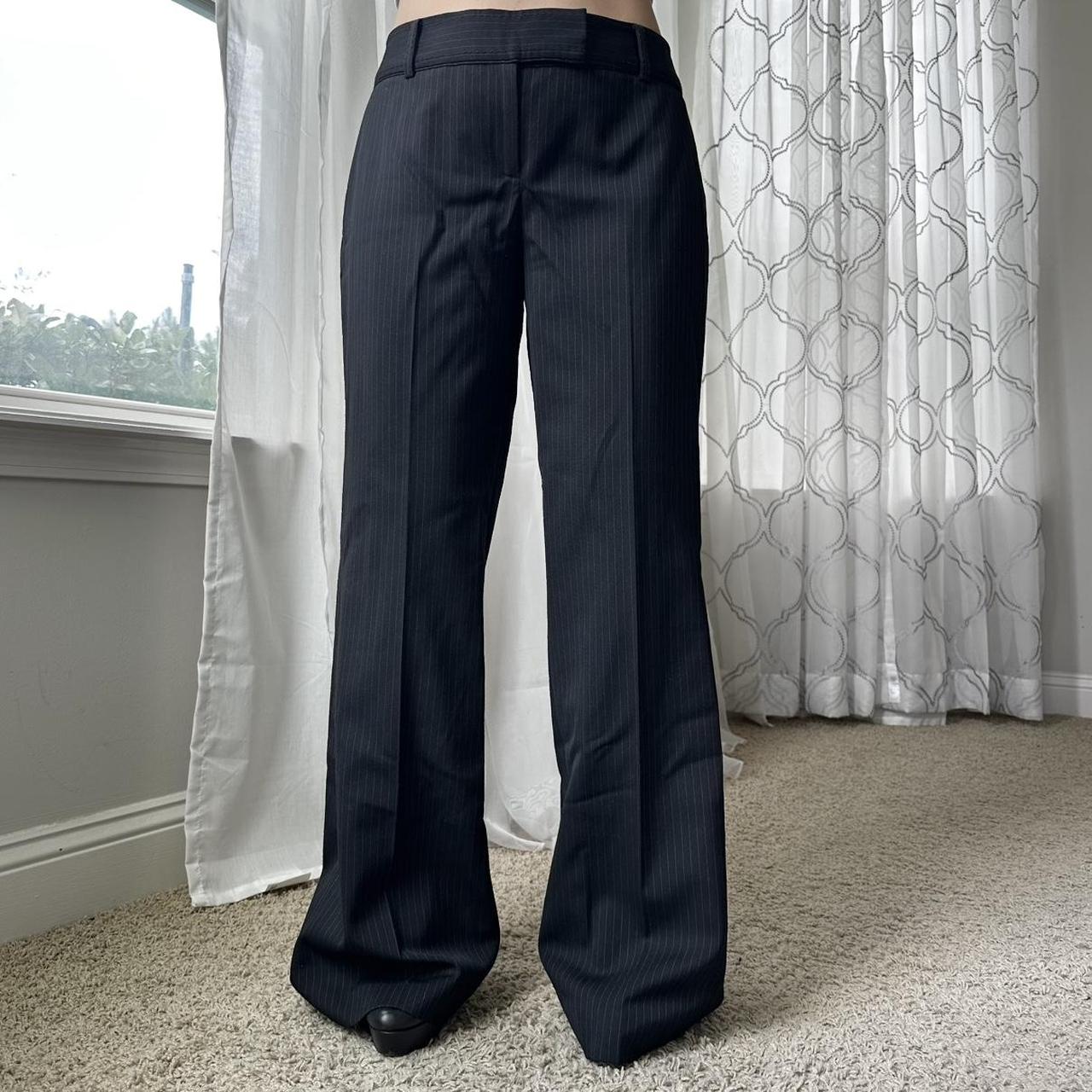 White House Black Market Women's Black and White Trousers