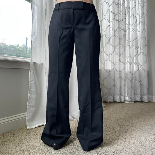White House Black Market Women's Black and White Trousers