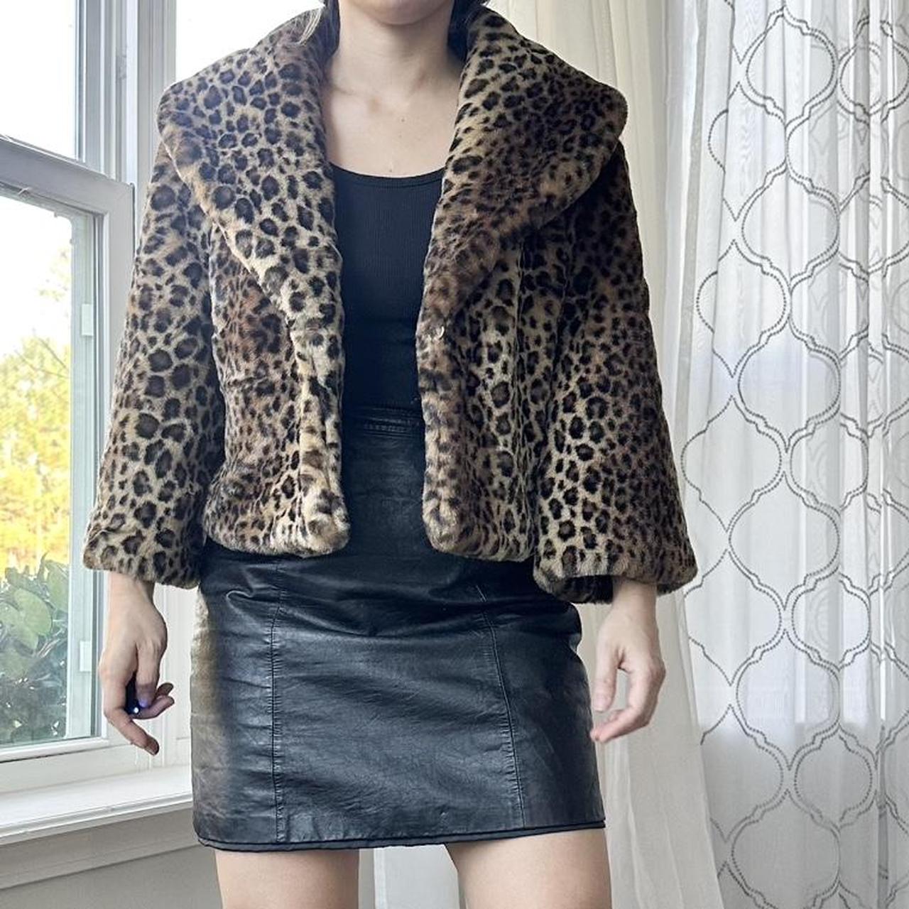 Women's Black and Tan Jacket