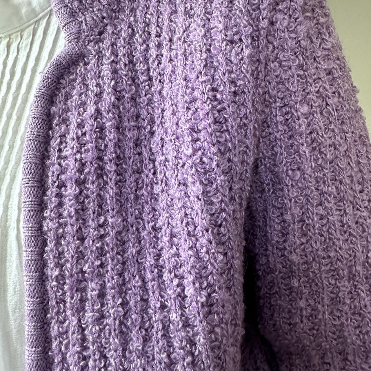 Women's Purple Cardigan