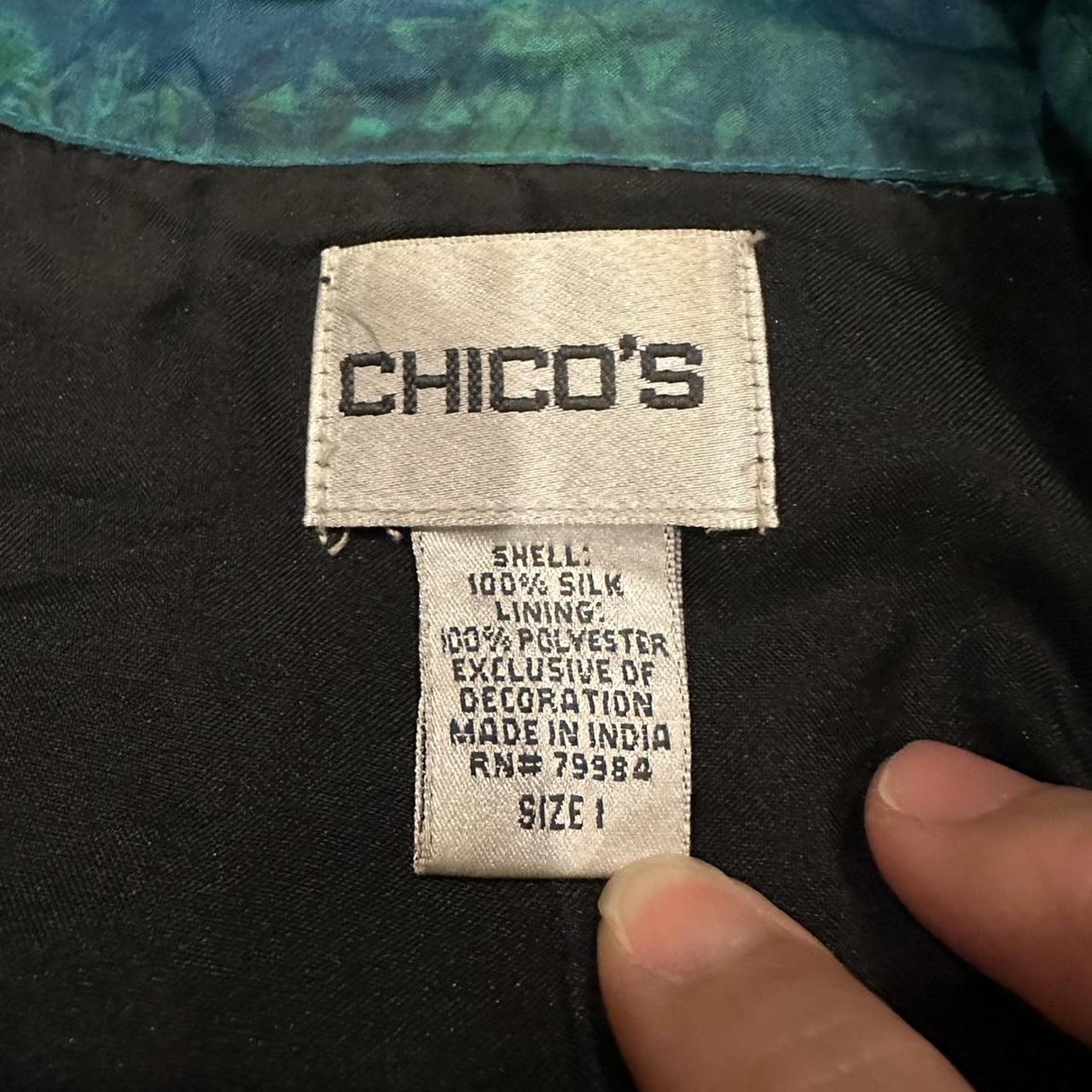 Chico's Women's Green and Blue Jacket
