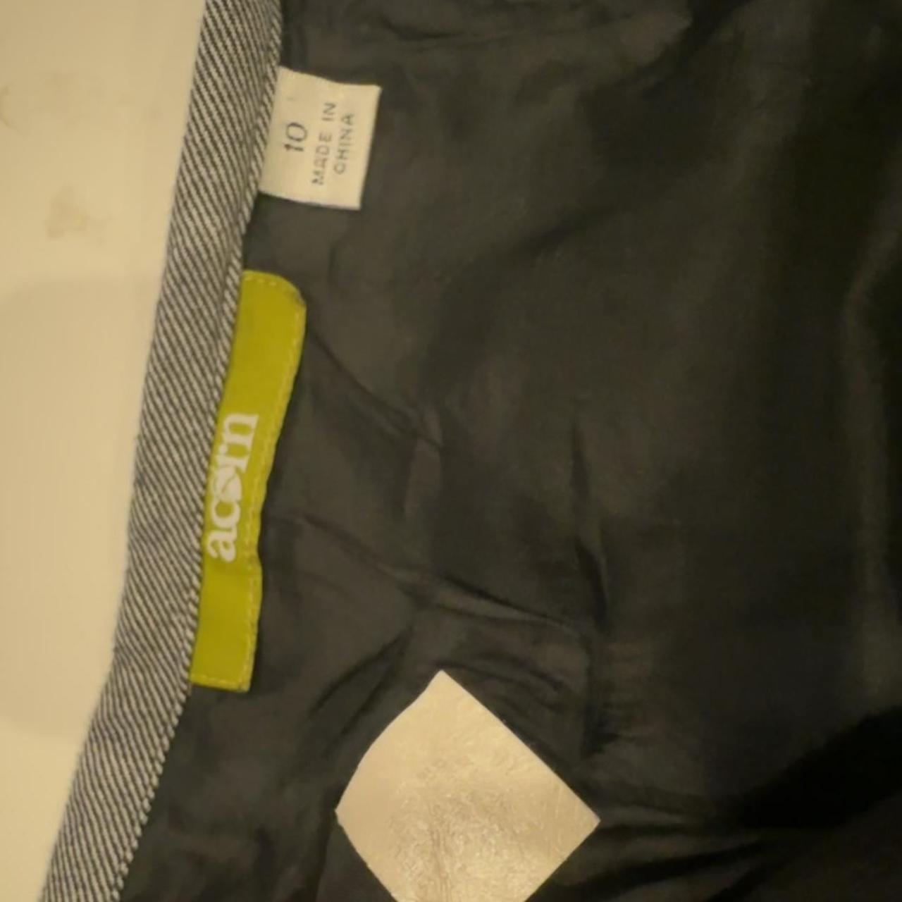 Women's Black and White Skirt