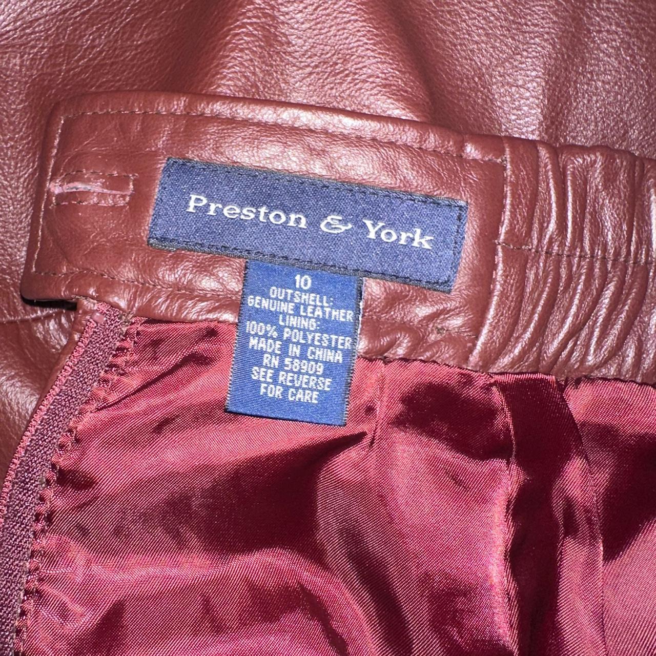 Preston & York Women's Burgundy Skirt