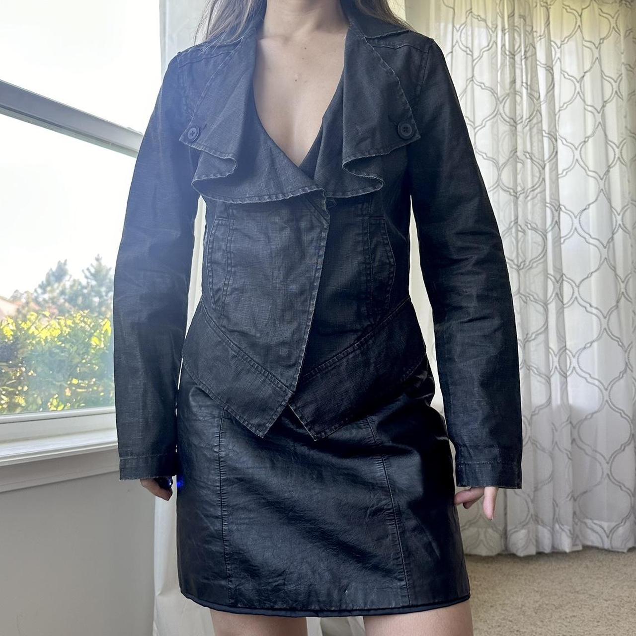 Cabi Women's Black and Grey Jacket