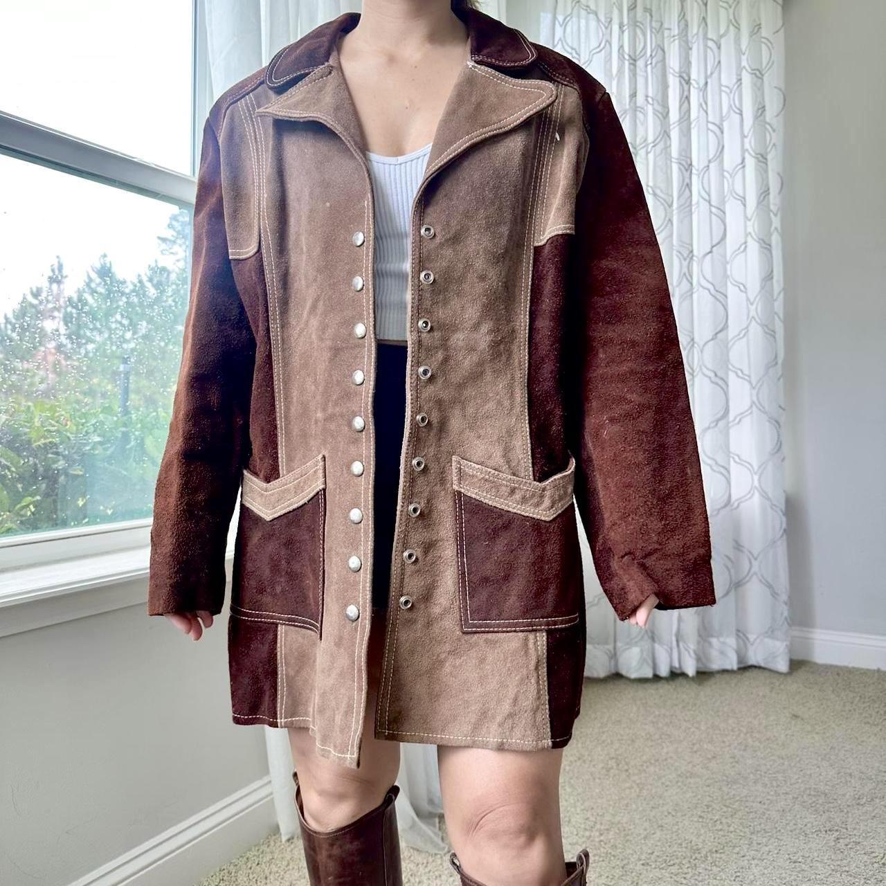 Women's Tan and Brown Coat