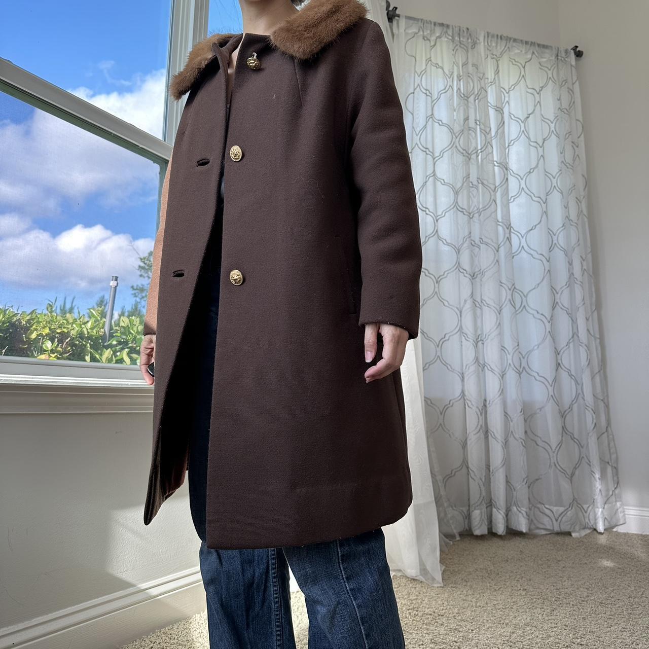 Women's Brown and Tan Coat