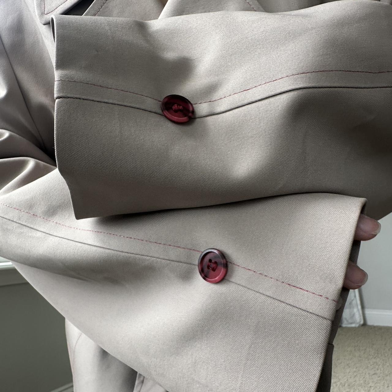 Women's Cream and Red Coat