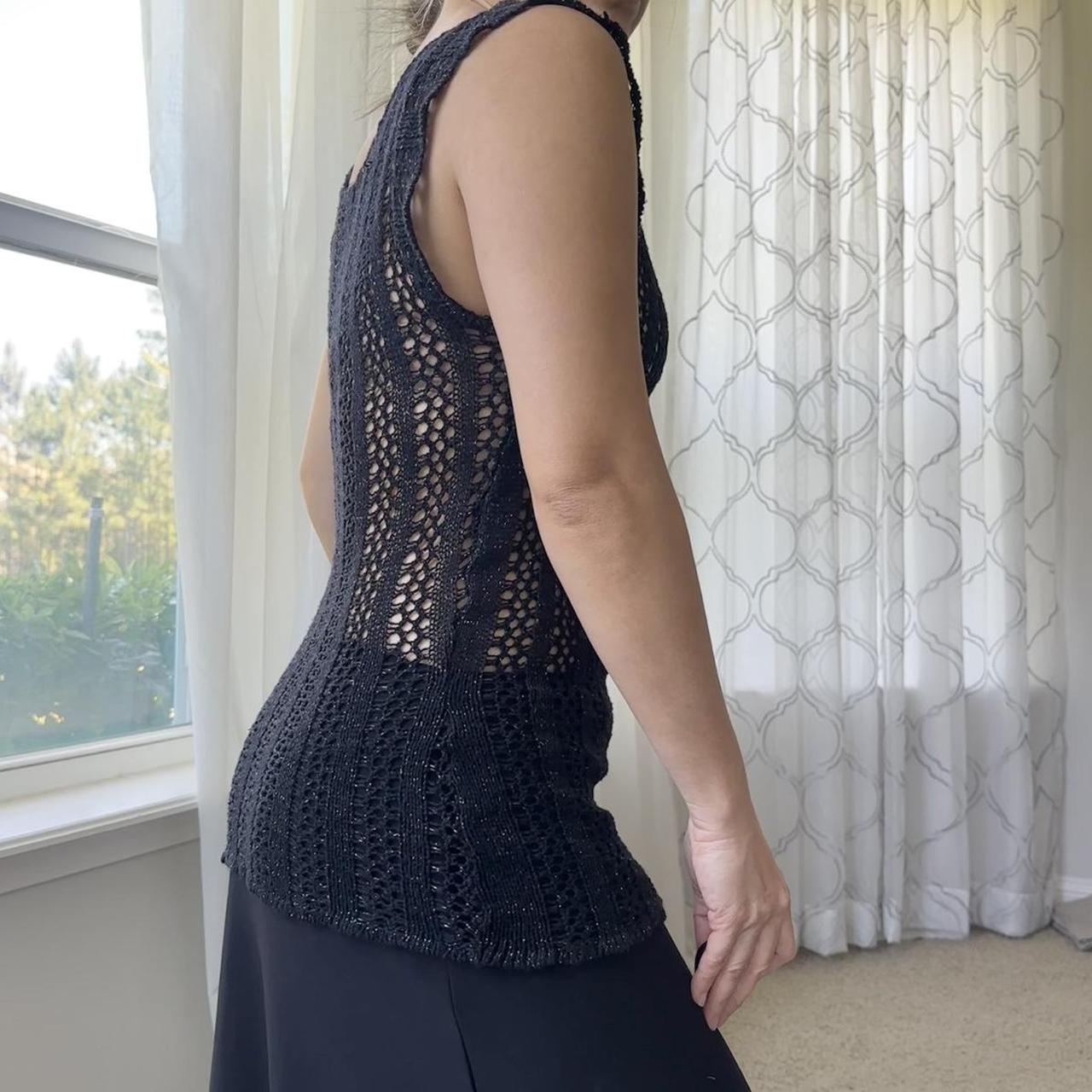 Women's Black and Gold Vest