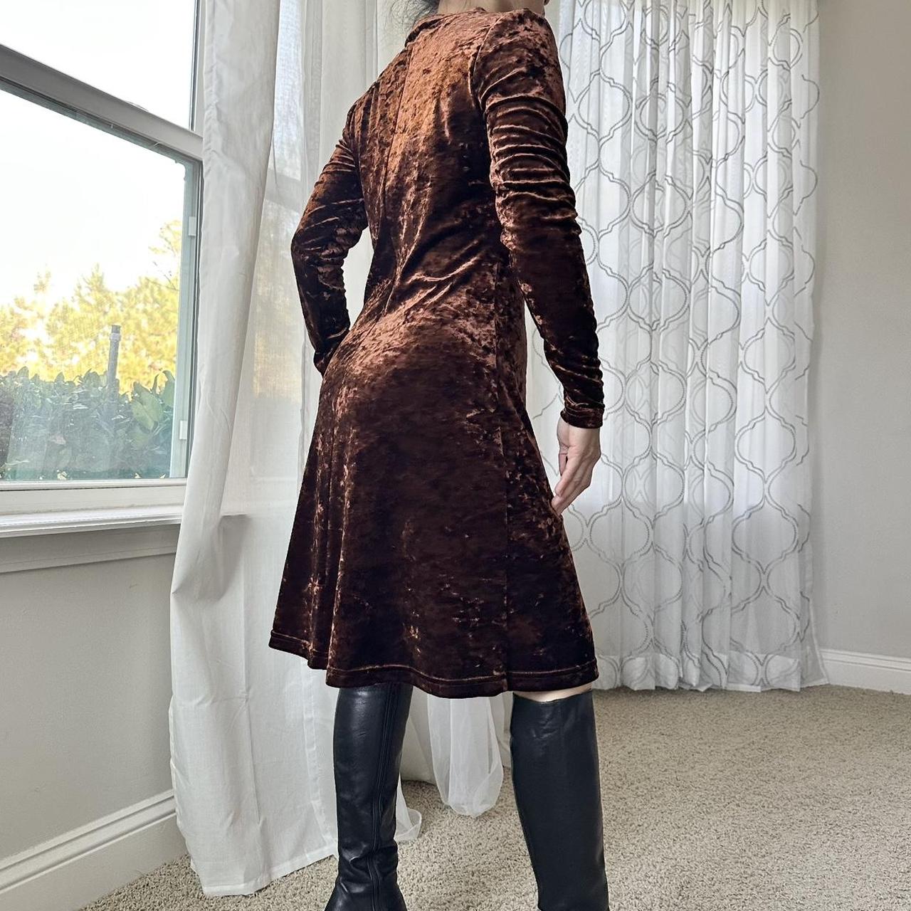 Moda International Women's Brown Dress