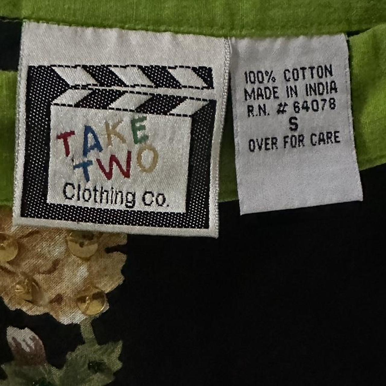 Women's Black and Green Skirt