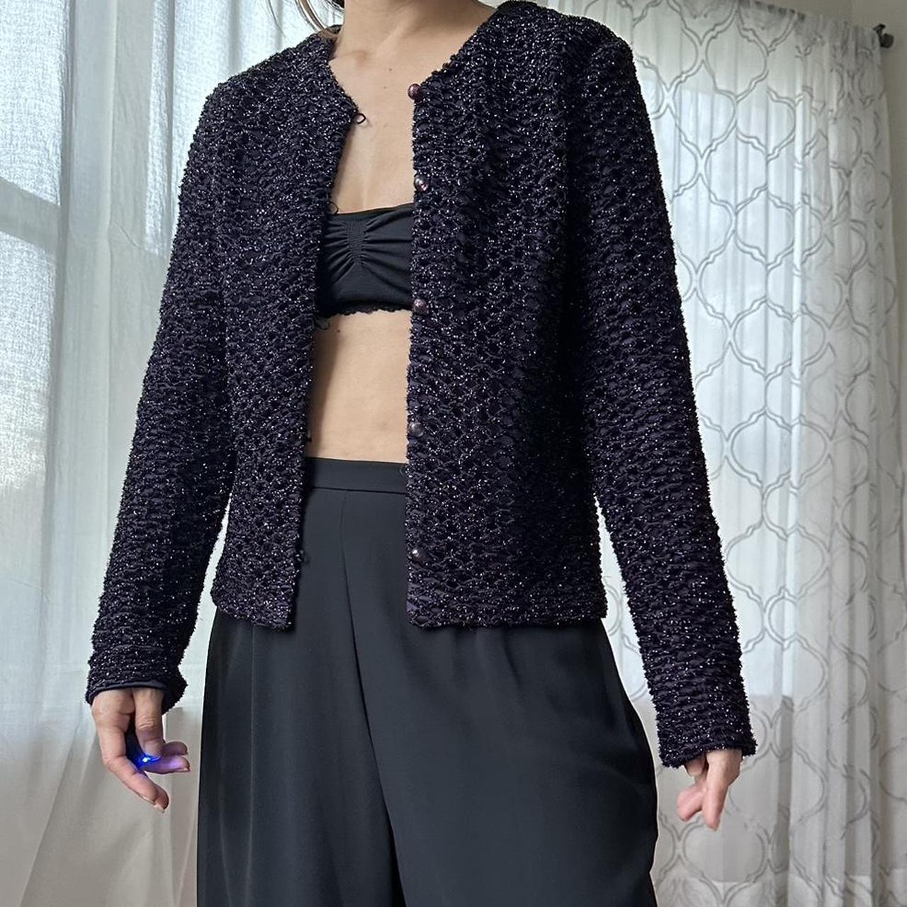 Women's Purple Cardigan