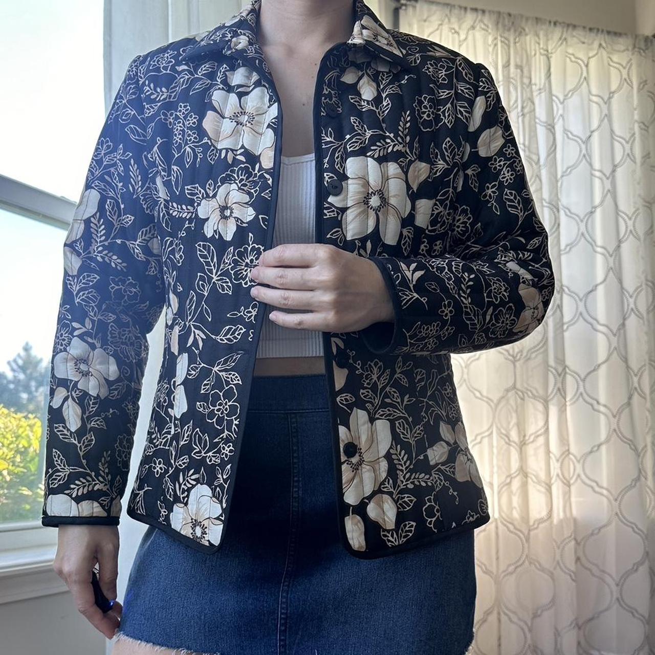 Women's Black and Tan Jacket
