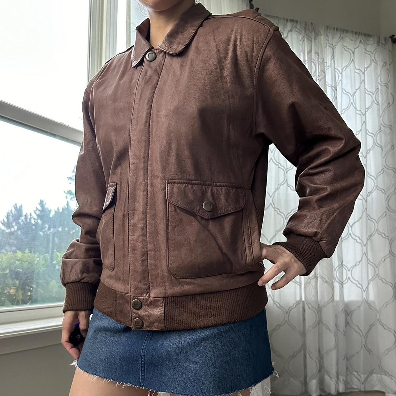 Women's Tan and Brown Jacket
