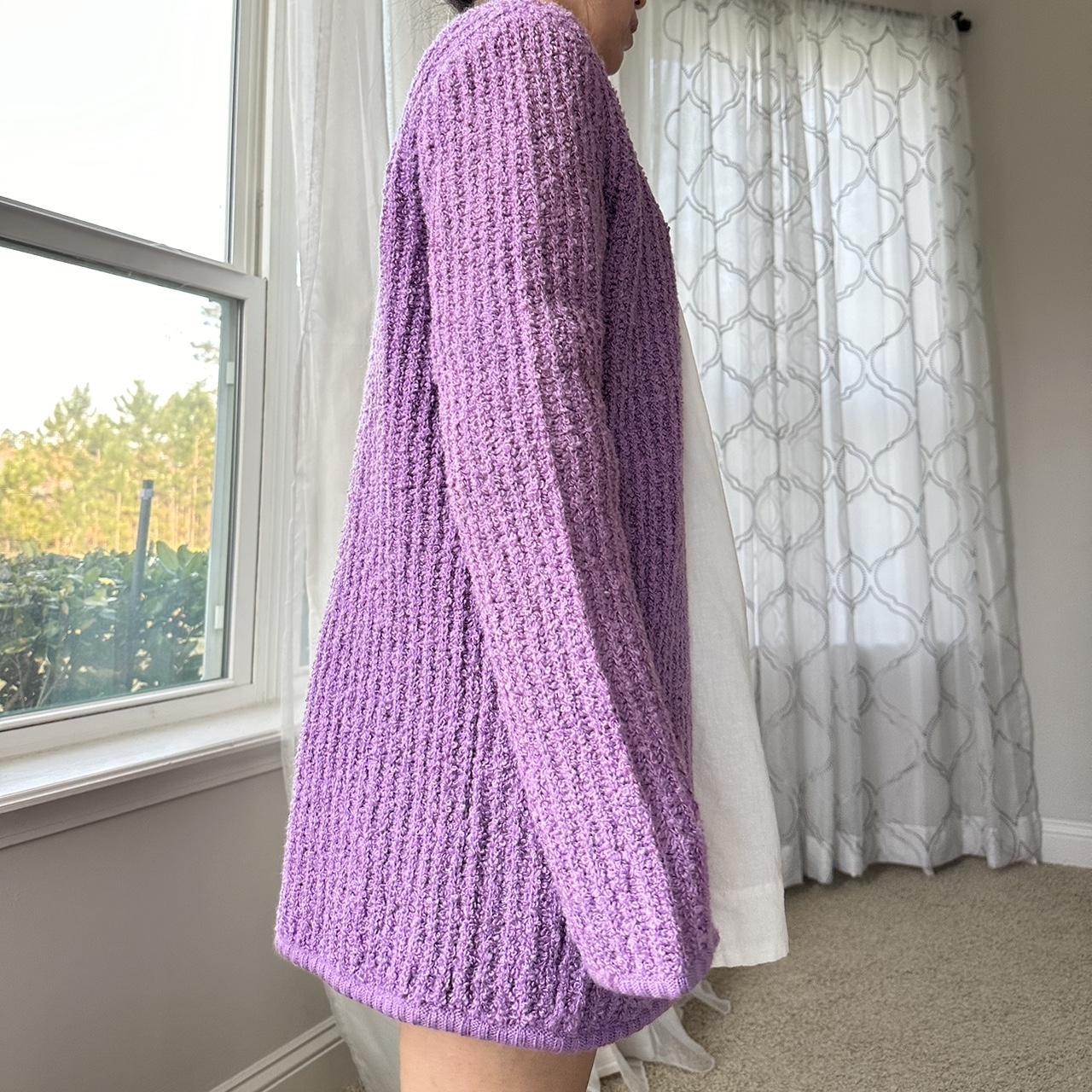 Women's Purple Cardigan