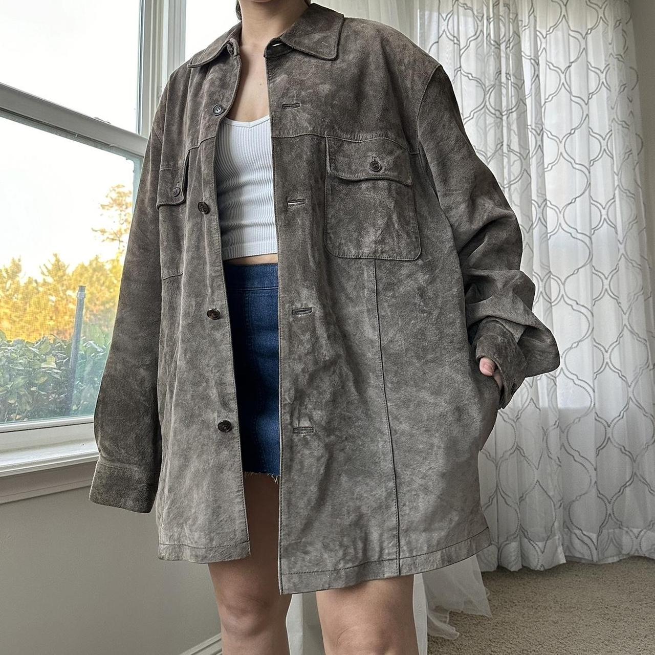 Women's Brown and Green Jacket