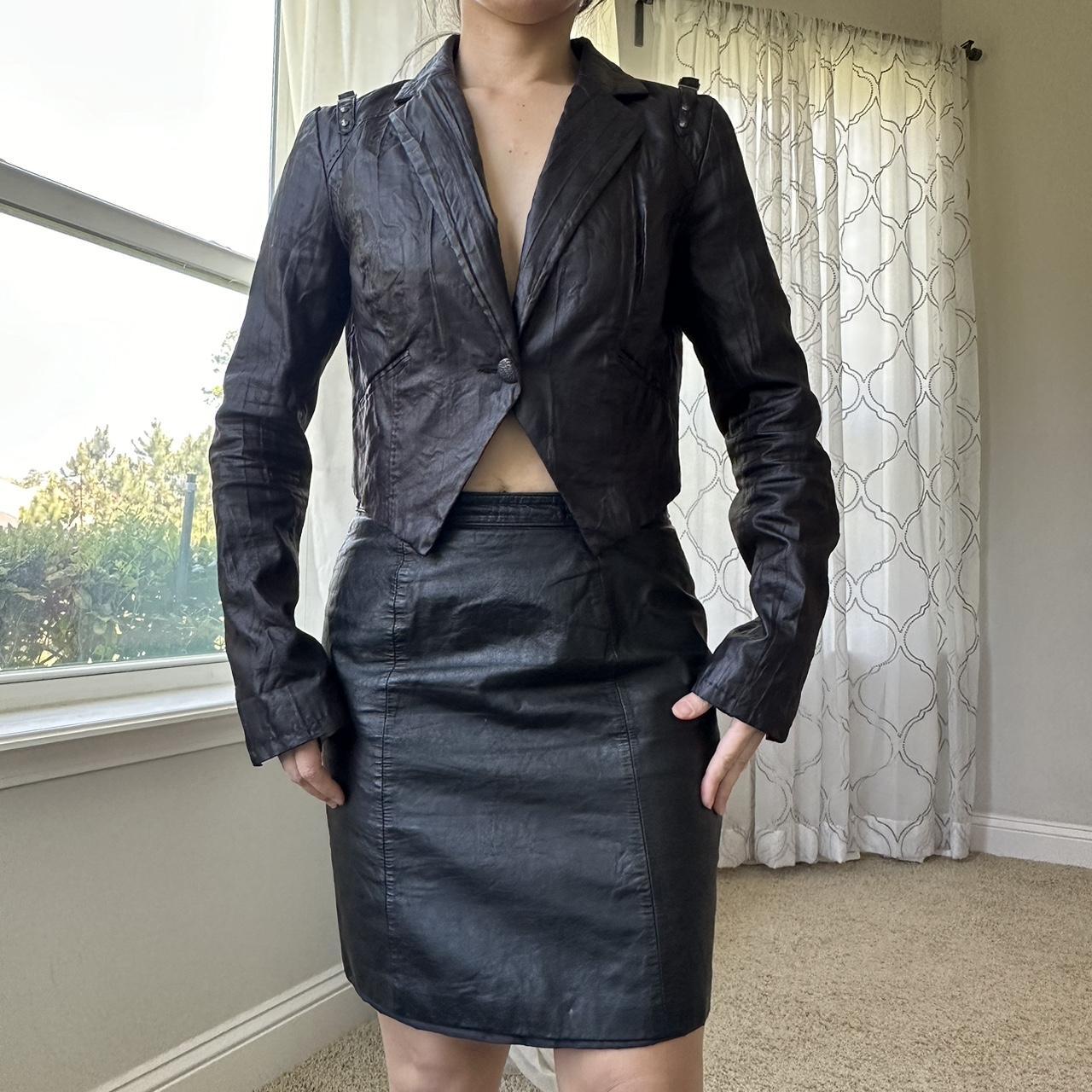 Guess Women's Black and Brown Jacket
