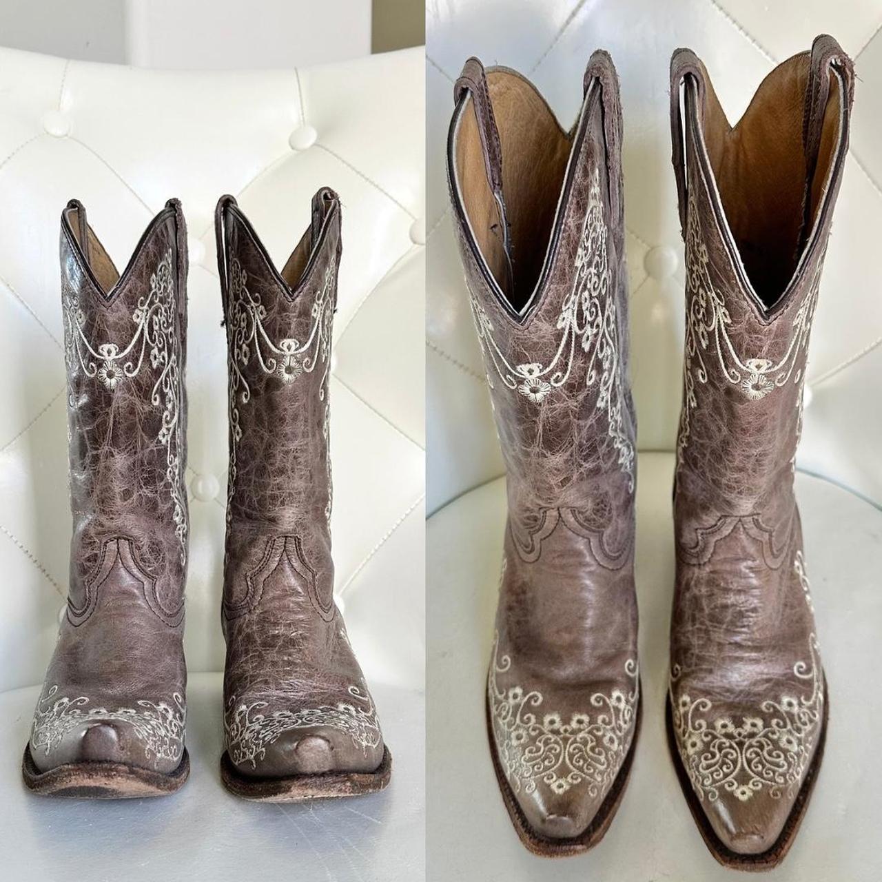 Corral Boots Women's Brown and Cream Boots