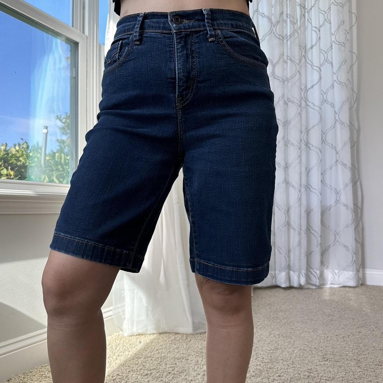 Levi's Women's Navy and Blue Shorts