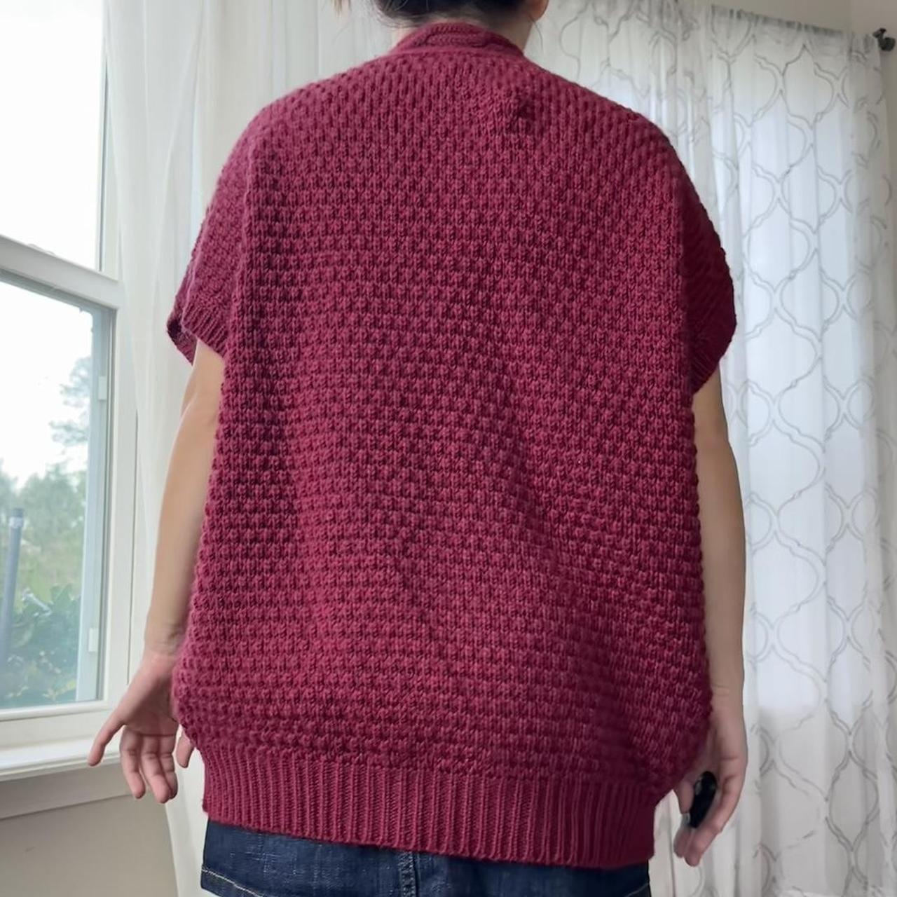 Women's Burgundy Gilet