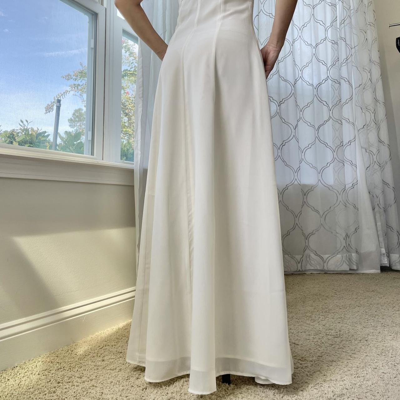 Morgan Women's Cream and White Dress
