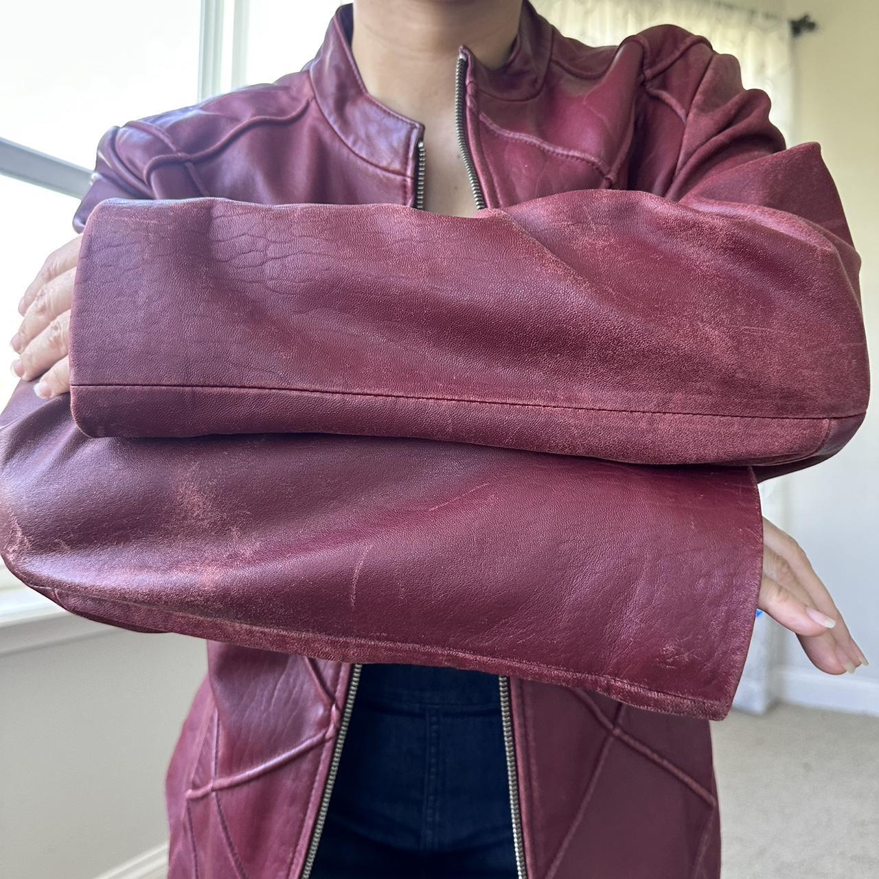 Mossimo Women's Burgundy and Red Jacket